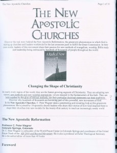 Apostolic Churches