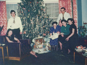 Christmas at Grandma Turuc's. 1950