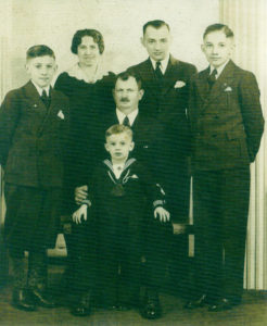 George, Elizabeth, Peter Sr., Peter Jr., Eli Kotol holding Joseph. 